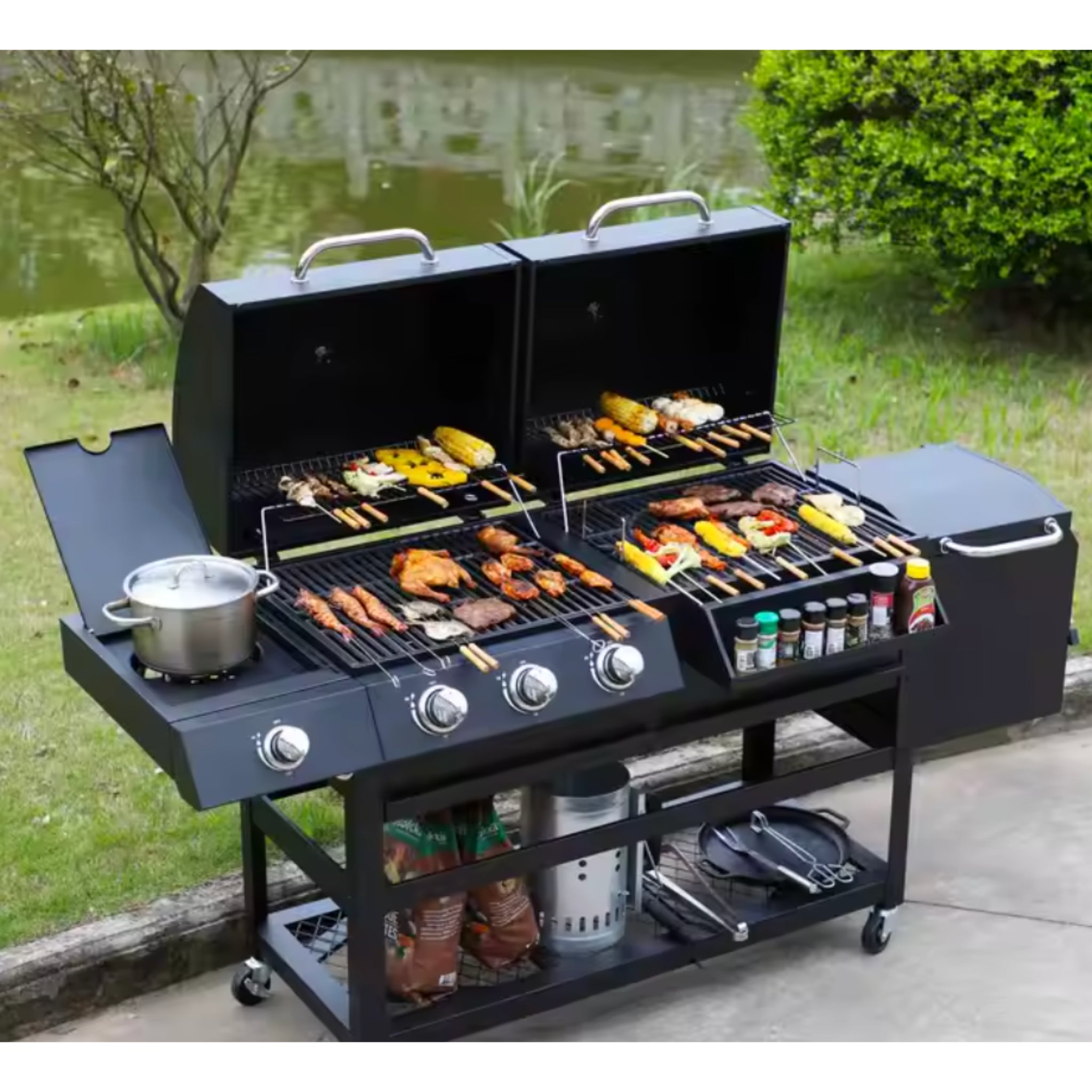 ProGrill Supreme Dual BBQ Grill