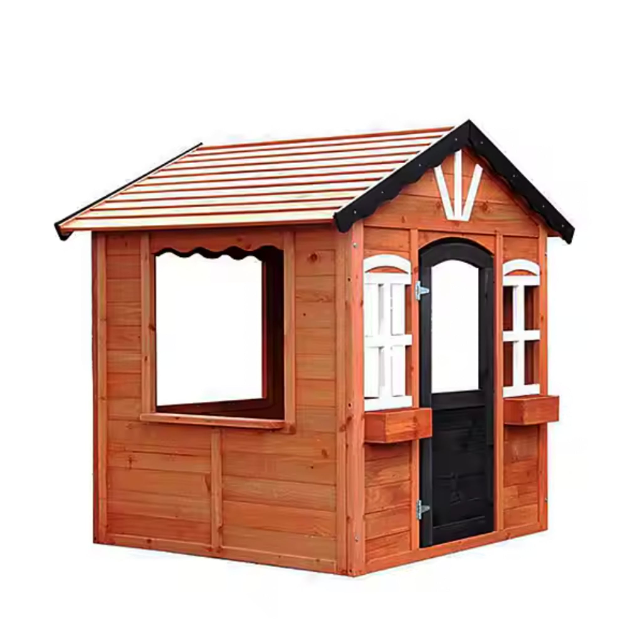 Adventure Hut Deluxe Wooden Playhouse